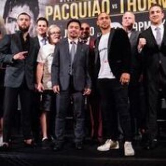 Pacquiao Thurman Plant Lee LA Press COnf Quotes Photos Sean Michael Ham Mayweather Promotions8